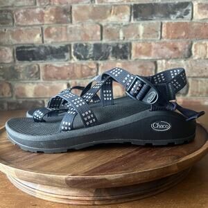 Chaco Z Cloud 2 Door Navy Strapped Hiking Waking Trail Sandals Shoes Size 10M